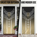 Aotearoa Maori Iwi Heritage Door Cover Waikato Tainui Parauri