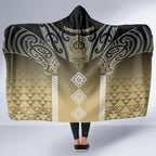 Aotearoa Maori Iwi Heritage Hooded Blanket Waikato Tainui Parauri