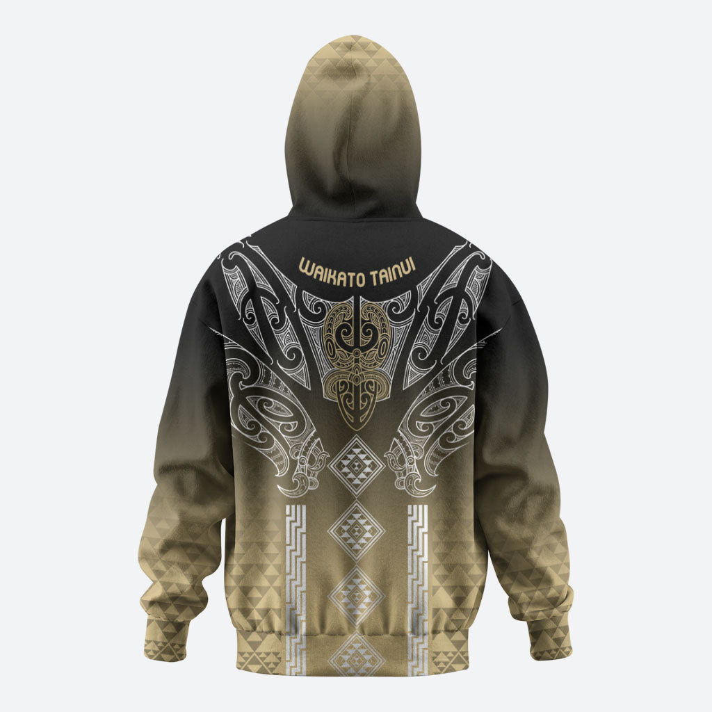 Aotearoa Maori Iwi Heritage Hoodie Waikato Tainui Parauri