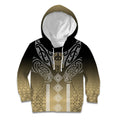 Aotearoa Maori Iwi Heritage Kid Hoodie Waikato Tainui Parauri
