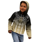 Aotearoa Maori Iwi Heritage Kid Hoodie Waikato Tainui Parauri