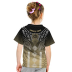 Aotearoa Maori Iwi Heritage Kid T Shirt Waikato Tainui Parauri