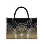 Aotearoa Maori Iwi Heritage Leather Bag Waikato Tainui Parauri