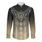 Aotearoa Maori Iwi Heritage Long Sleeve Button Shirt Waikato Tainui Parauri