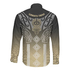 Aotearoa Maori Iwi Heritage Long Sleeve Button Shirt Waikato Tainui Parauri