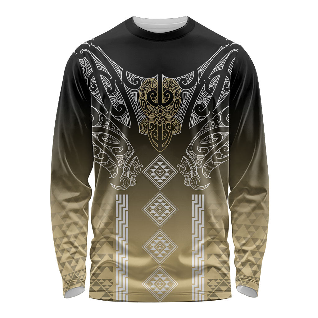 Aotearoa Maori Iwi Heritage Long Sleeve Shirt Waikato Tainui Parauri