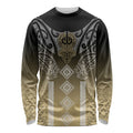 Aotearoa Maori Iwi Heritage Long Sleeve Shirt Waikato Tainui Parauri