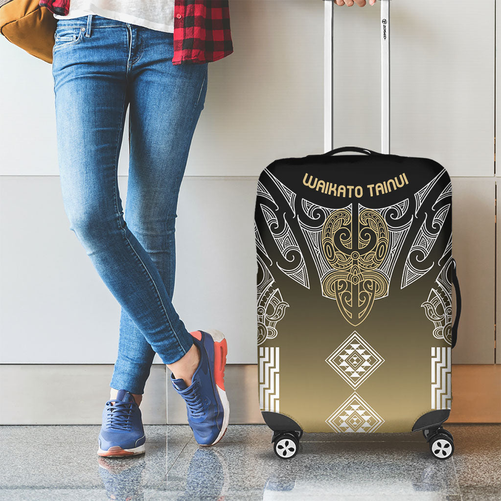 Aotearoa Maori Iwi Heritage Luggage Cover Waikato Tainui Parauri
