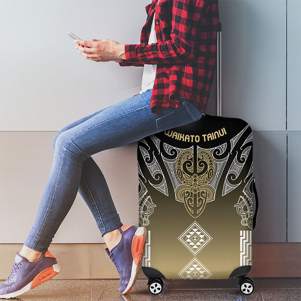 Aotearoa Maori Iwi Heritage Luggage Cover Waikato Tainui Parauri