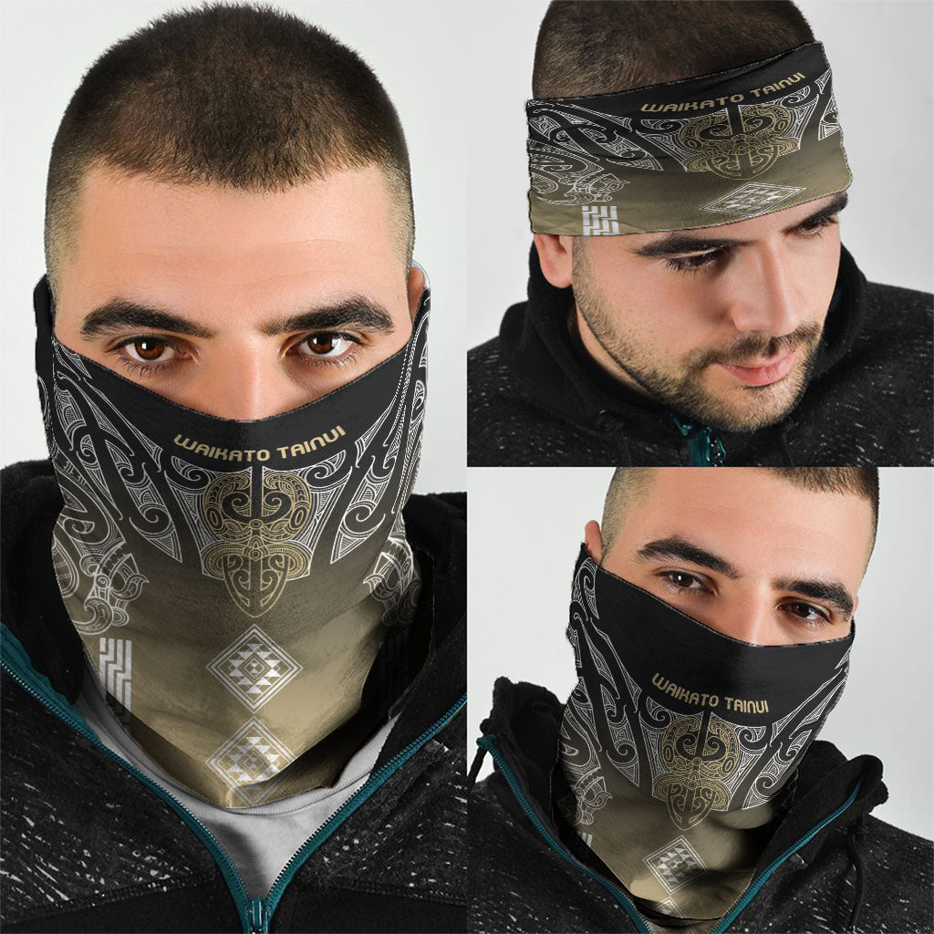 Aotearoa Maori Iwi Heritage Neck Gaiter Waikato Tainui Parauri
