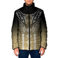 Aotearoa Maori Iwi Heritage Padded Jacket Waikato Tainui Parauri