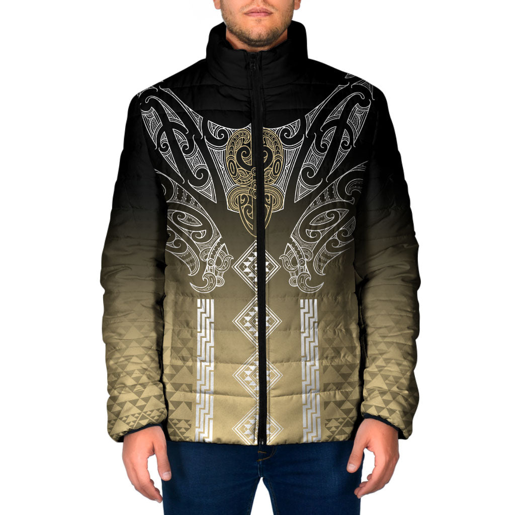 Aotearoa Maori Iwi Heritage Padded Jacket Waikato Tainui Parauri
