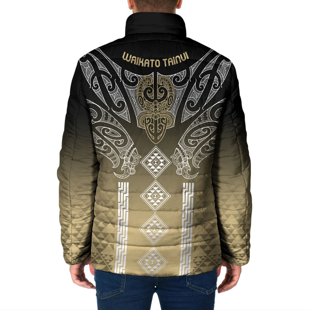 Aotearoa Maori Iwi Heritage Padded Jacket Waikato Tainui Parauri