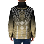 Aotearoa Maori Iwi Heritage Padded Jacket Waikato Tainui Parauri