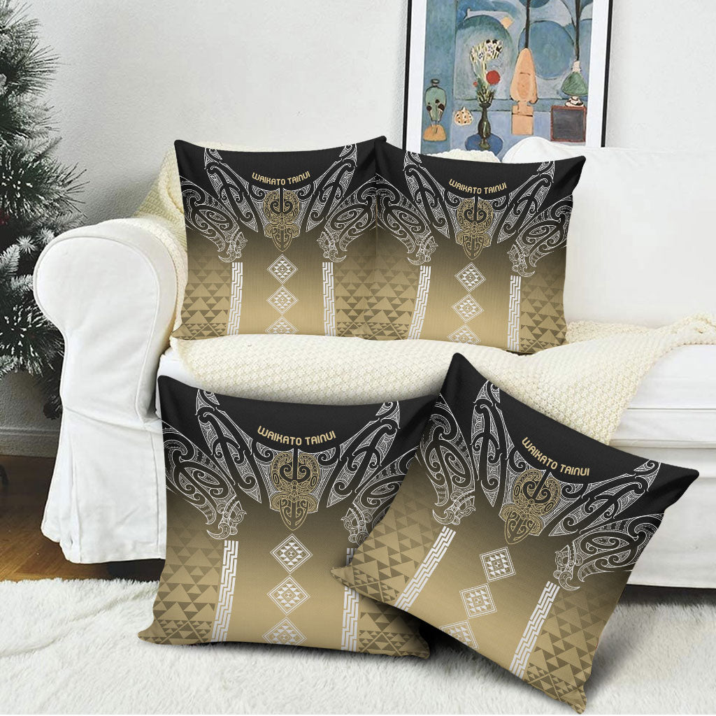 Aotearoa Maori Iwi Heritage Pillow Cover Waikato Tainui Parauri