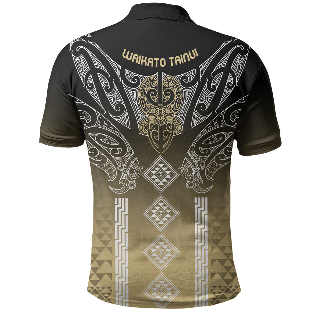 Aotearoa Maori Iwi Heritage Polo Shirt Waikato Tainui Parauri