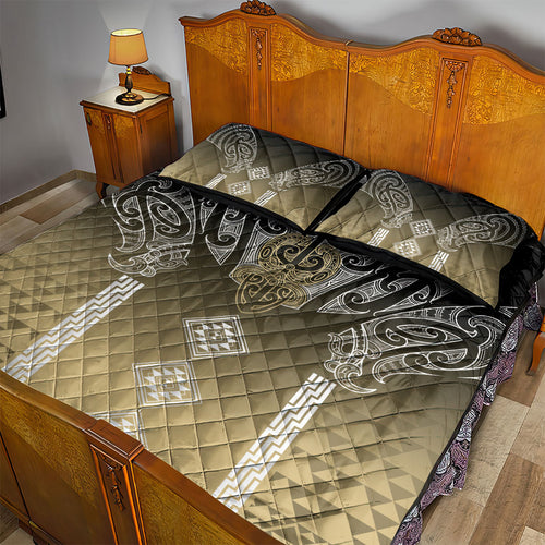 Aotearoa Maori Iwi Heritage Quilt Bed Set Waikato Tainui Parauri