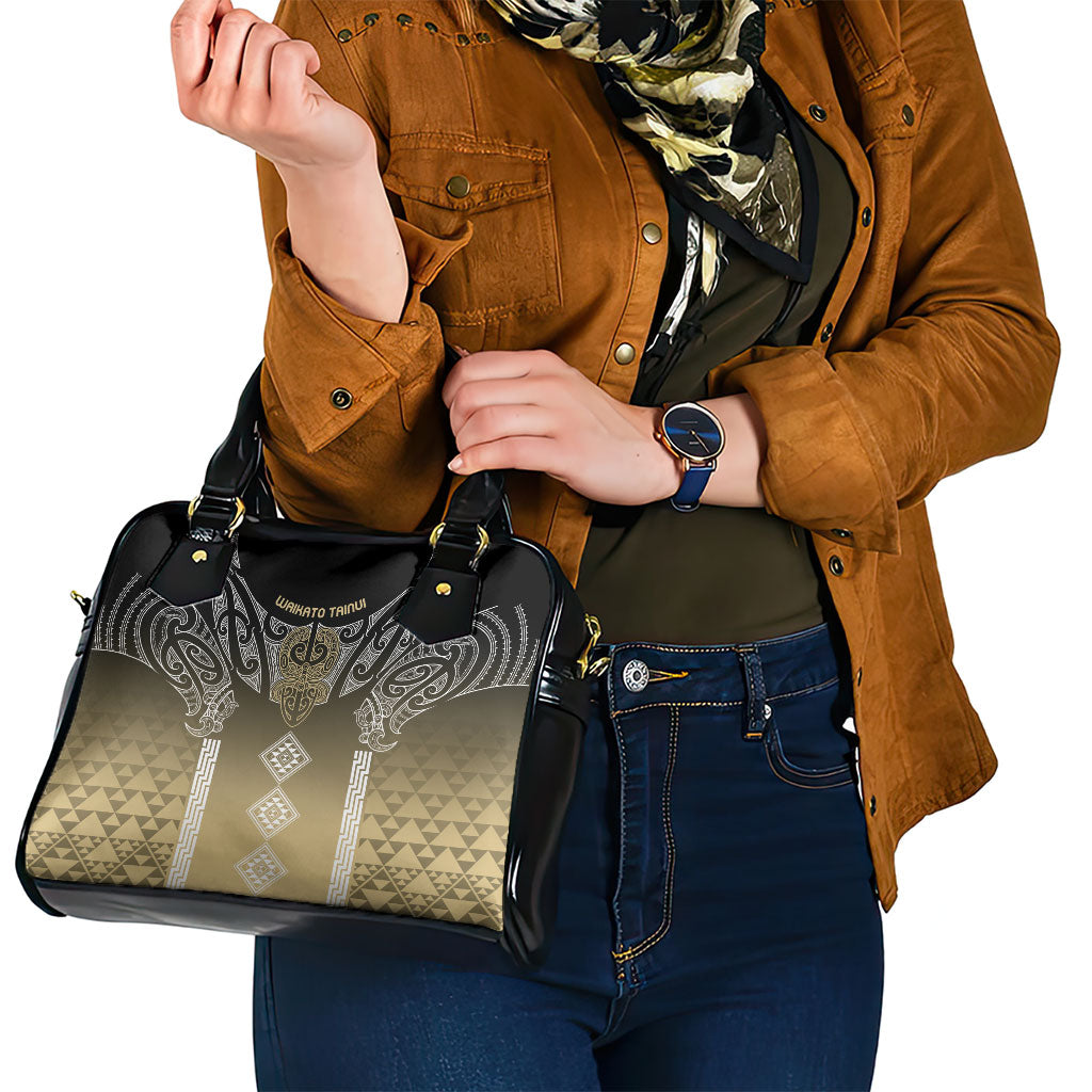 Aotearoa Maori Iwi Heritage Shoulder Handbag Waikato Tainui Parauri