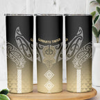 Aotearoa Maori Iwi Heritage Skinny Tumbler Waikato Tainui Parauri