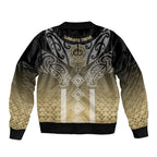 Aotearoa Maori Iwi Heritage Sleeve Zip Bomber Jacket Waikato Tainui Parauri