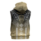 Aotearoa Maori Iwi Heritage Sleeveless Hoodie Waikato Tainui Parauri