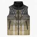 Aotearoa Maori Iwi Heritage Sleeveless Puffer Jacket Waikato Tainui Parauri