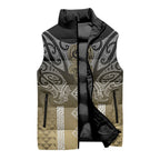 Aotearoa Maori Iwi Heritage Sleeveless Puffer Jacket Waikato Tainui Parauri