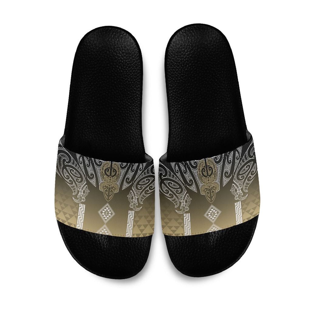 Aotearoa Maori Iwi Heritage Slide Sandals Waikato Tainui Parauri