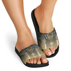 Aotearoa Maori Iwi Heritage Slide Sandals Waikato Tainui Parauri
