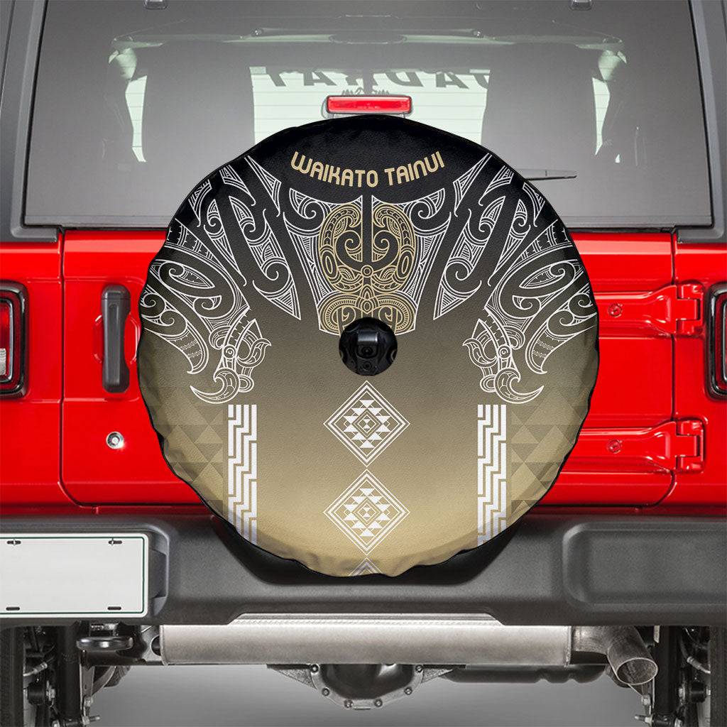 Aotearoa Maori Iwi Heritage Spare Tire Cover Waikato Tainui Parauri