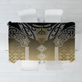 Aotearoa Maori Iwi Heritage Tablecloth Waikato Tainui Parauri