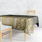 Aotearoa Maori Iwi Heritage Tablecloth Waikato Tainui Parauri