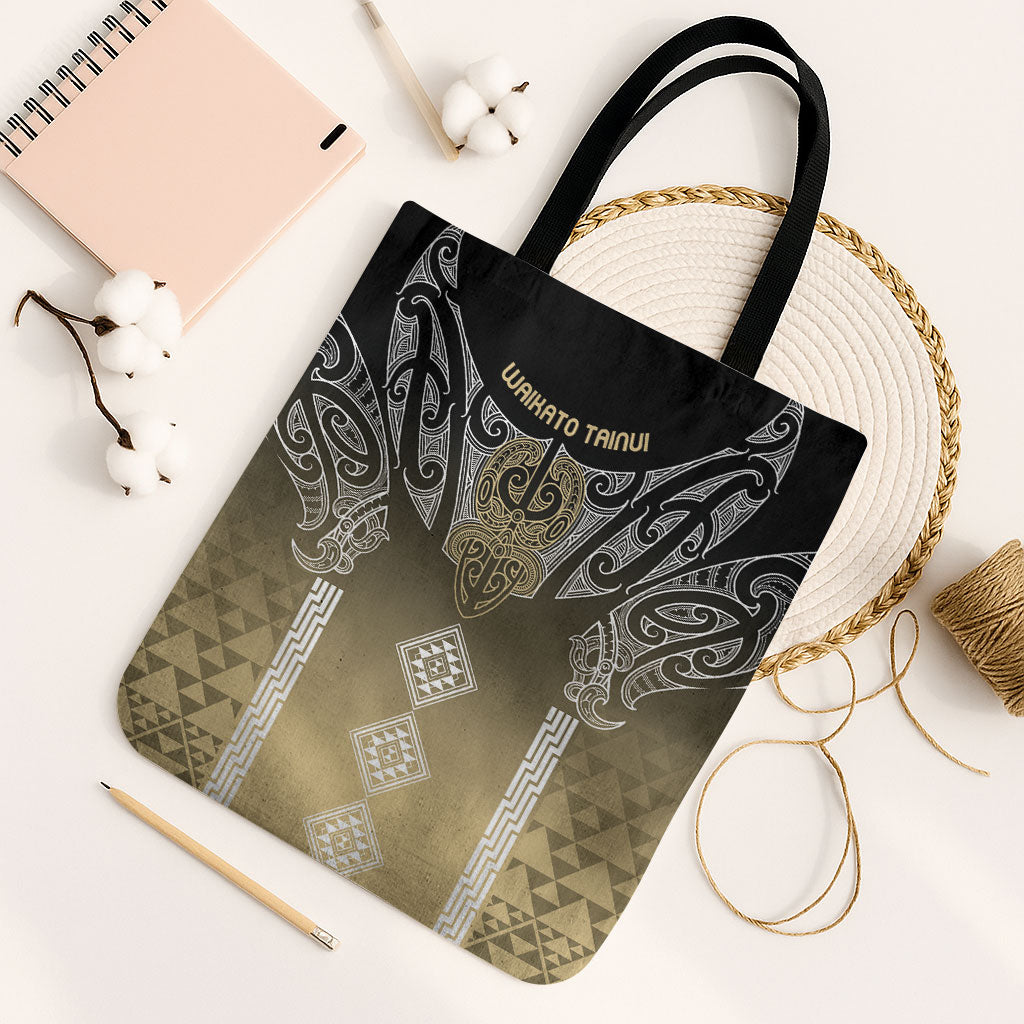 Aotearoa Maori Iwi Heritage Tote Bag Waikato Tainui Parauri