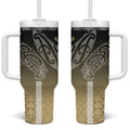 Aotearoa Maori Iwi Heritage Tumbler With Handle Waikato Tainui Parauri