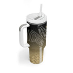Aotearoa Maori Iwi Heritage Tumbler With Handle Waikato Tainui Parauri