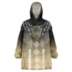 Aotearoa Maori Iwi Heritage Wearable Blanket Hoodie Waikato Tainui Parauri