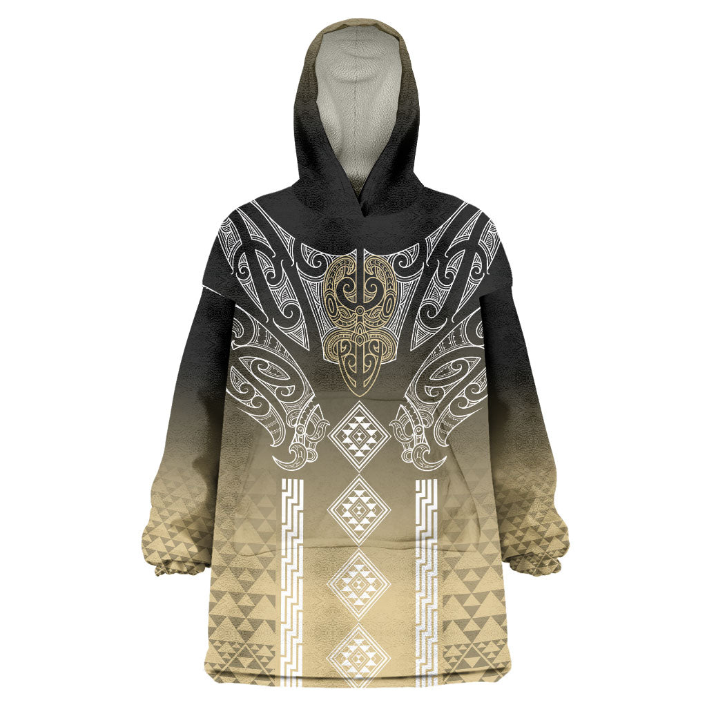 Aotearoa Maori Iwi Heritage Wearable Blanket Hoodie Waikato Tainui Parauri