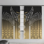 Aotearoa Maori Iwi Heritage Window Curtain Waikato Tainui Parauri