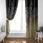 Aotearoa Maori Iwi Heritage Window Curtain Waikato Tainui Parauri
