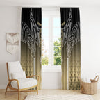 Aotearoa Maori Iwi Heritage Window Curtain Waikato Tainui Parauri