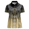 Aotearoa Maori Iwi Heritage Women Polo Shirt Waikato Tainui Parauri