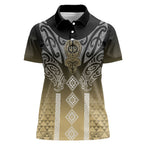 Aotearoa Maori Iwi Heritage Women Polo Shirt Waikato Tainui Parauri