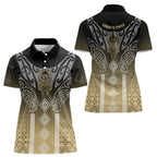 Aotearoa Maori Iwi Heritage Women Polo Shirt Waikato Tainui Parauri