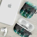 Aotearoa Maori Iwi Heritage AirPods Case Ngati Kahungunu Paua Shell Turquoise