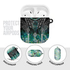 Aotearoa Maori Iwi Heritage AirPods Case Ngati Kahungunu Paua Shell Turquoise