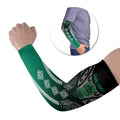 Aotearoa Maori Iwi Heritage Arm Sleeves Ngai Tahu Pounamu Green