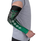 Aotearoa Maori Iwi Heritage Arm Sleeves Ngai Tahu Pounamu Green