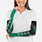 Aotearoa Maori Iwi Heritage Arm Sleeves Ngai Tahu Pounamu Green
