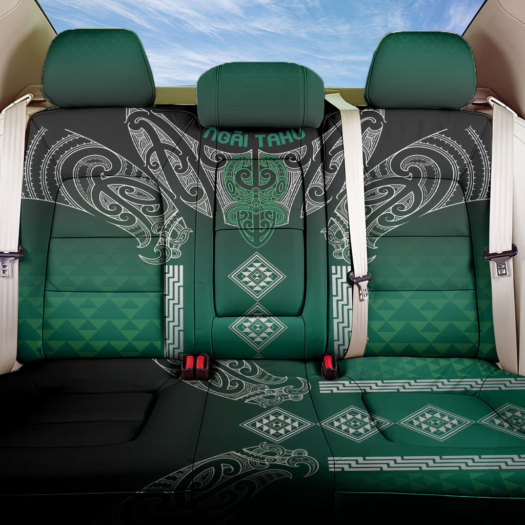 Aotearoa Maori Iwi Heritage Back Car Seat Cover Ngai Tahu Pounamu Green