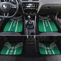 Aotearoa Maori Iwi Heritage Car Mats Ngai Tahu Pounamu Green
